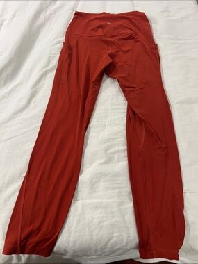 Lululemon Women's Rust Red Athletic Leggings